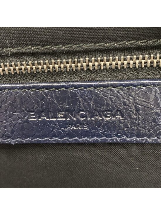 Balenciaga Backpack Navy Dark Leather main image 8
